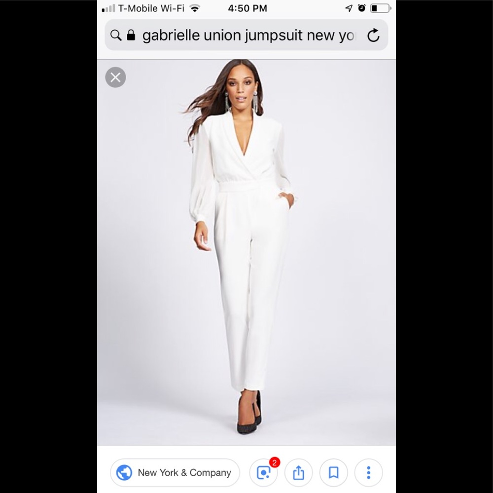 Gabrielle Union jumpsuit size XS NWT
